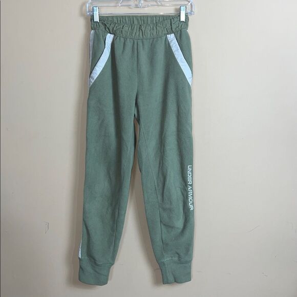 Under Armour Polarteq Womens Size XS Olive Green Fleece Hiking Jogger Sweatpants - Picture 1 of 11